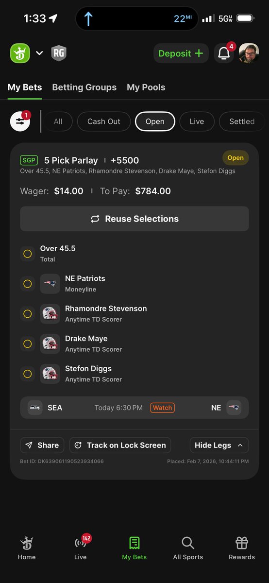 TimCroes's tweet photo. @DKSportsbook https://t.co/yuJUPxldK4