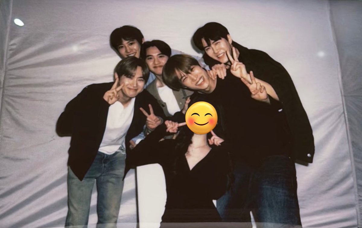 money CAN but happiness because i can have a chance to have a group polaroid picture with exo😞