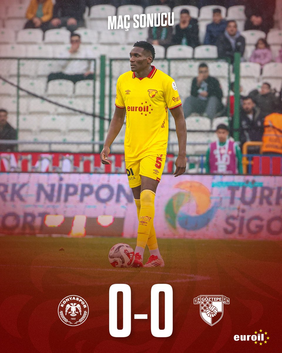 Goztepe's tweet image. Karşılaşma sona erdi.

#Göztepe