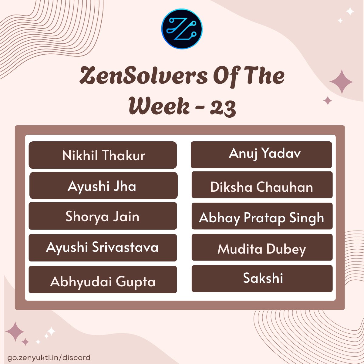 ZenYukti's tweet photo. Week 23 opened the new month at full speed.⚡

No slow starts - just early moves and a leaderboard already shifting.
Strong opener. Loud signal for what’s coming next.

Results are out - go take a look. 👀

#ZenSolve #ZenYukti #ZenSolvers #WeeklyResults #Consistency #Momentum https://t.co/AagemrZ26m