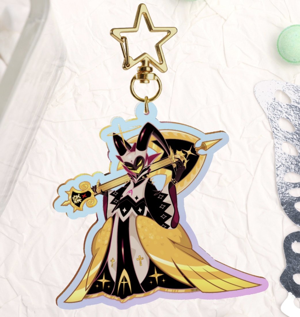 ✦⊹Acggoods.com/store/LANVERIL⊹✦

Hi ! The Exorcist Leader Adam Acrylic Stand is here! 🪓💛✨ (Pay close attention to the inlaid ⊹殺⊹ on his axe. It is his will!) Thank you so much for always enjoying and cherishing my artwork. 🥹🙏 Take a look around and enjoy your day! 😄💛✨