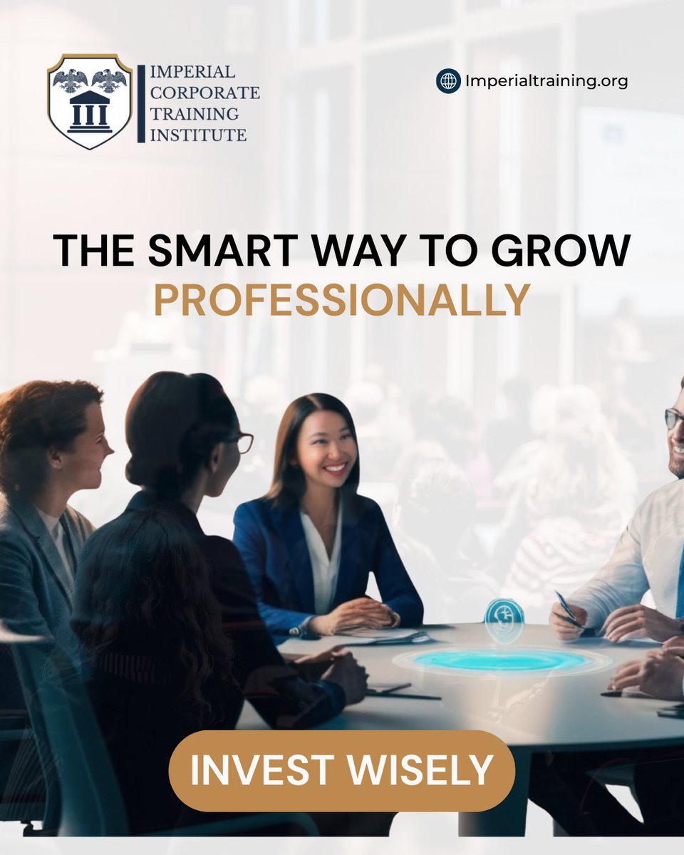 ICTITrainings's tweet image. The smart way to grow professionally is through focused, practical learning. 
📍 Learn more &amp;amp; enroll today:
🌐 imperialtraining.org

🔗 Follow us on LinkedIn, Instagram, Pinterest, Facebook &amp;amp; X

#SmartGrowth #ProfessionalDevelopment #ImperialTraining