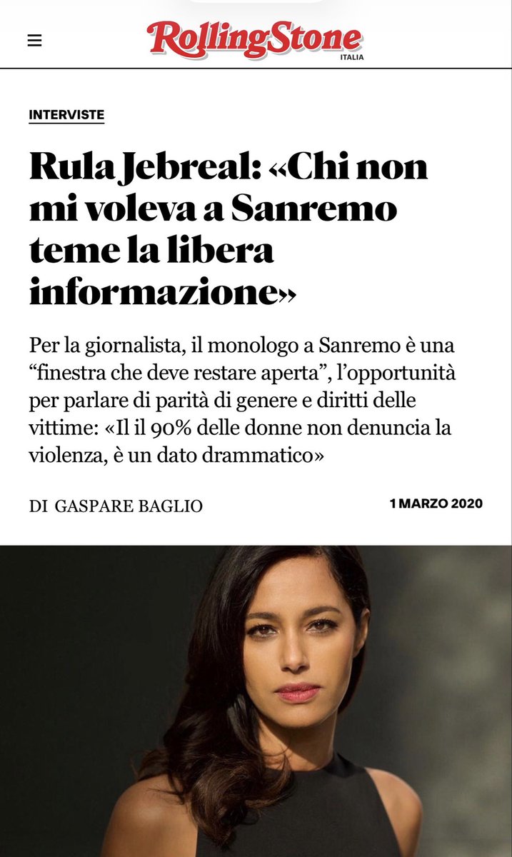 La SOLIDARIETÀ della Meloni a Pucci che parla de: “La deriva illiberale della sinistra”.
La coerente Meloni ha fatto una campagna mediatica per impedirmi di parlare a Sanremo “a spese dei contribuenti” e perché non c’era contraddittorio per il mio monologo contro il FEMMINICIDIO.