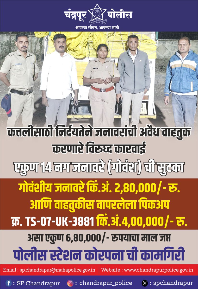 चंद्रपुर पोलीस Chandrapur Police tweet media