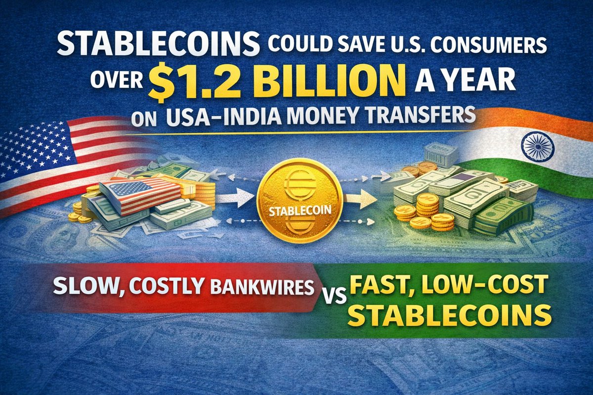 Check out the latest article in my newsletter: Crypto Can Save US Consumers Over $1.2 Billion a Year Just Between USA–India Money Transfers linkedin.com/pulse/crypto-c… via <a href="/LinkedIn/">LinkedIn</a>