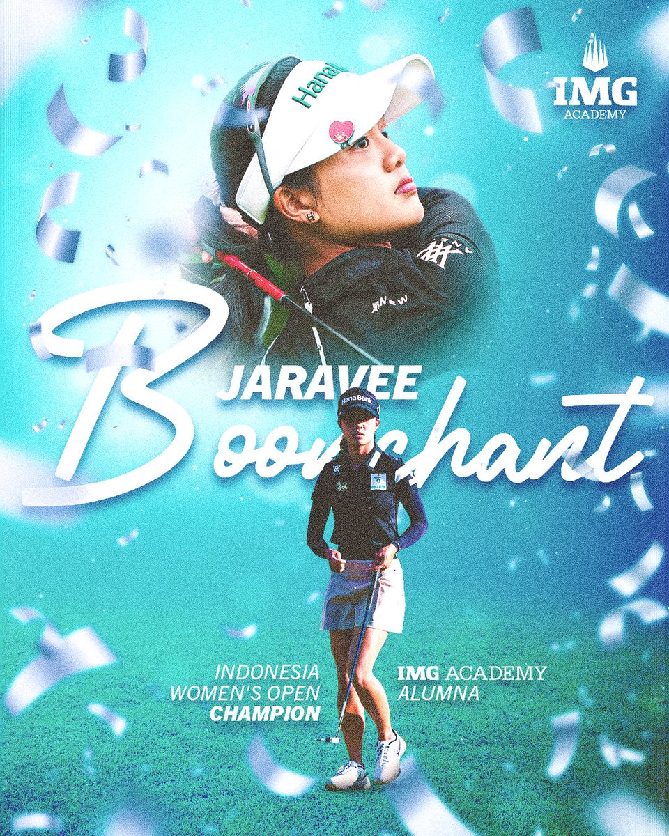 Another moment to celebrate an IMG Academy alumna 🏆🔥
IMG Academy Class of 2017 alumna Jaravee Boonchant wins the Indonesia Women's Open!
Congrats on a well earned win, @wannjrv!👏