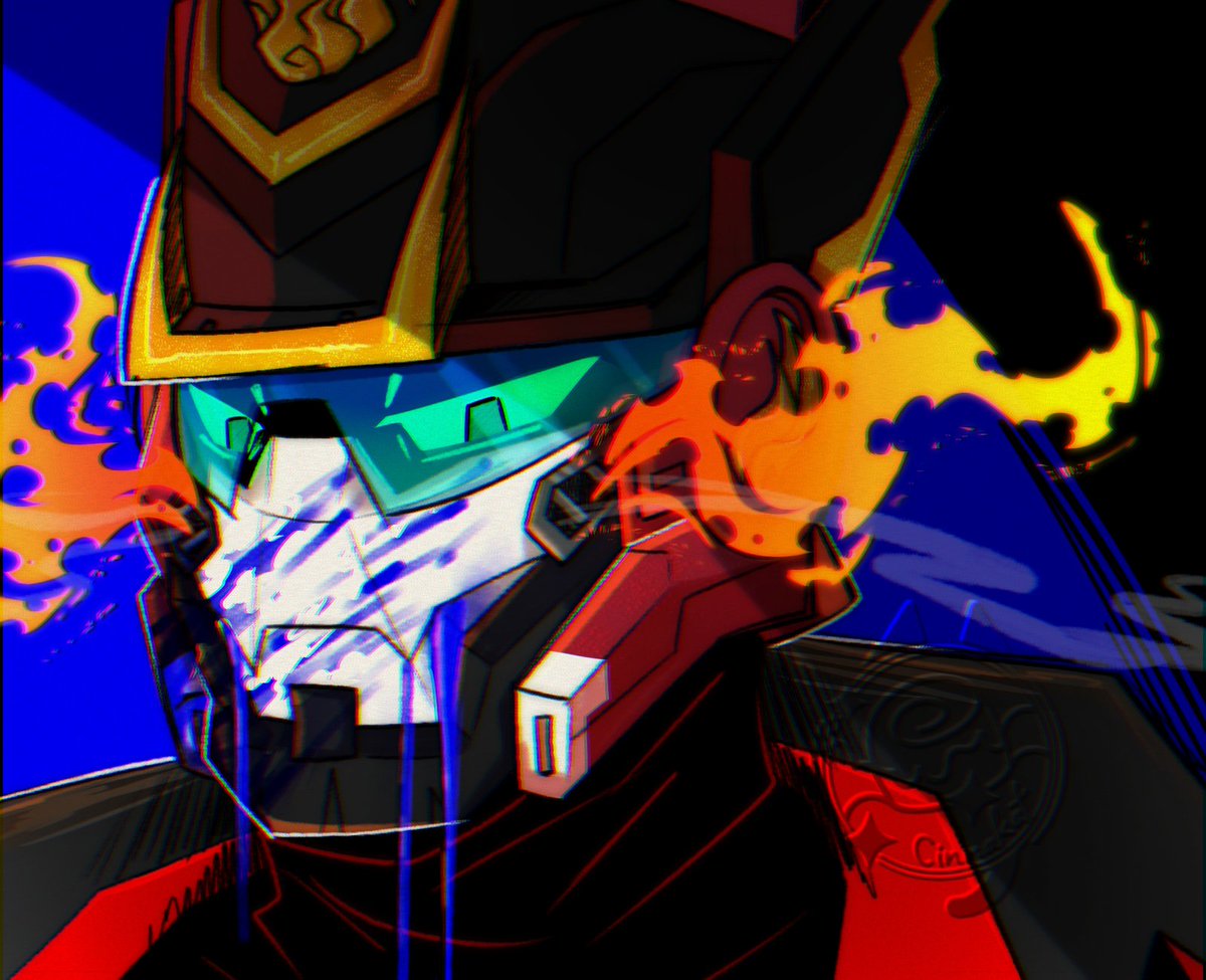 CinnaIsDead's tweet image. Thats just paint... not blood.. they don't bleed right? 🚒 
I saw Blaion can do the flame vent, this implies Flame Nova can too right? 
#flamenova #Metalcardbot #mcb