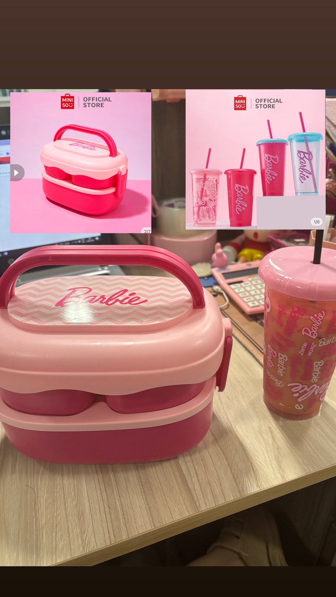 cutifuls's tweet image. Masih dalam pengoleksian Barbie🩷
Because i love barbie so much

Kebanyakan belinya di Miniso yang barbie edition, kalo makeup nya pake Esqa x Barbie
selucu dan segemes ini, I’m Obsessed 

#Barbie #miniso #esqa #pink