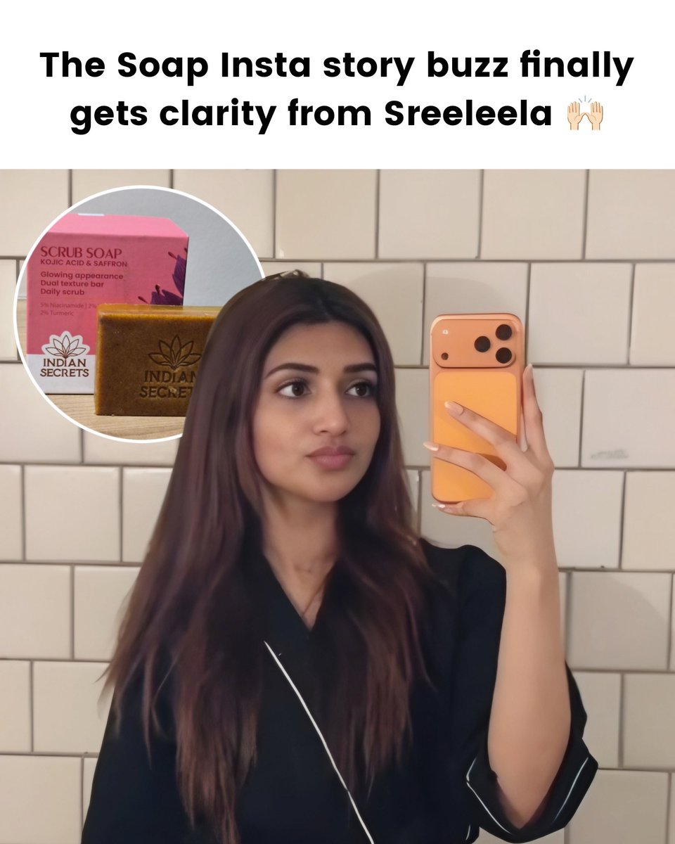 sarcastic_us's tweet image. Her skincare secret? Indian Secrets Scrub Soap 😏🔥

#Sreeleela #Secrets #beautyhack