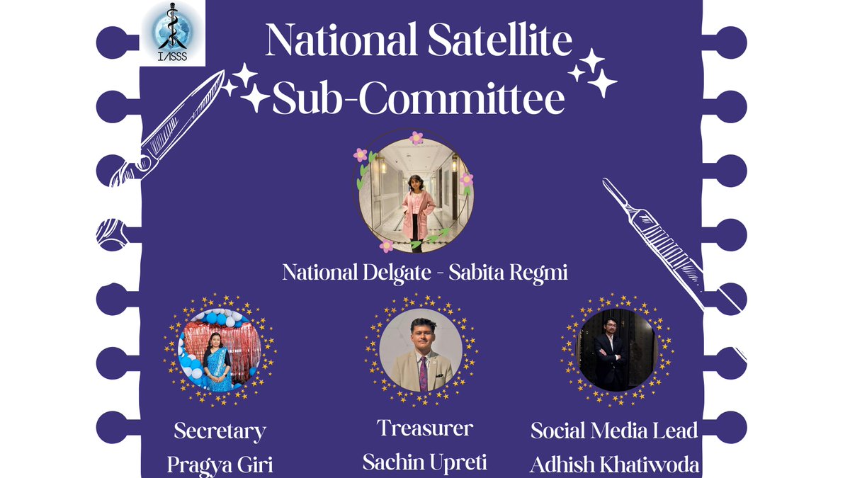 IASSS_Nepal's tweet photo. Introducing the National Satellite Sub-Committee ✨

#IASSS Nepal https://t.co/WemBWW20DX