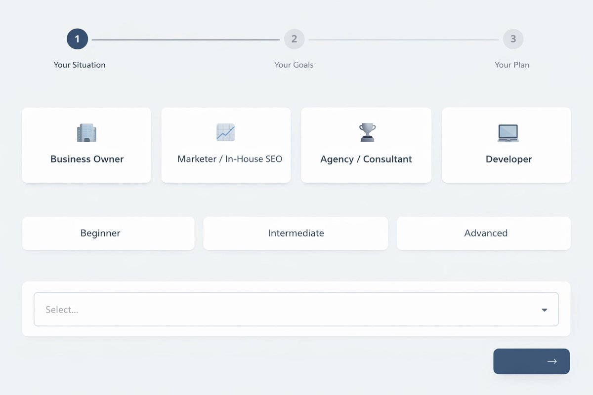 SEOExpertEric's tweet photo. Overwhelmed by SEO? 🤯 

The SEO Journey Wizard is your personal GPS. It guides you to the exact tools you need, exactly when you need them. 

Start your journey: https://t.co/C6HNtA1bgO

#SEO #MarketingTools #GrowthHacking https://t.co/xNjWQQfTrY