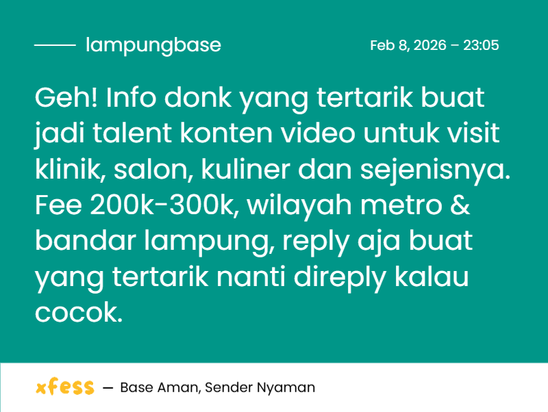 Lampung Fess| kirim mfs cek bio tweet media