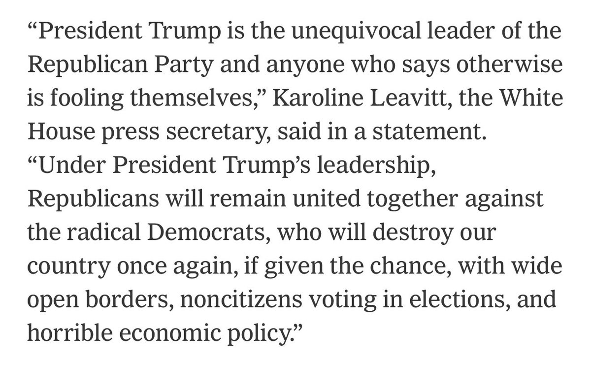 Karoline Leavitt tweet media