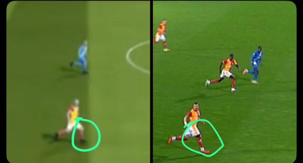 💥💥 SKANDAL!

Ofsayt pozisyonunda Abdülkerim Bardakçı'nın sol ayağı önde iken, yarı otomatik VAR sisteminde sağ ayağının baz alındığı ortaya çıktı. En az 1 saniyelik oynama var!