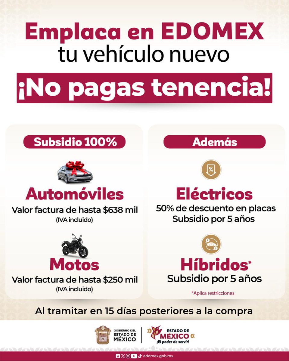 DIFEM_'s tweet photo. Emplaca en el #EdoMex y #PagaMenos. Conoce los requisitos y realiza tu trámite en: https://t.co/Zr6XLnoaiZ
 #ElPoderDeServir https://t.co/ndzaZhswrU