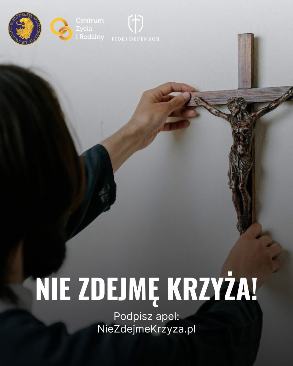 Od ponad tysiąca lat Krzyż jest obecny na naszych wzgórzach, przy drogach, w szkołach i domach. To pod nim kształtowała się i przetrwała Polska, towarzysząc nam w chwilach walki i nadziei. Usuwanie go z przestrzeni publicznej to próba wymazywania części naszego narodowego