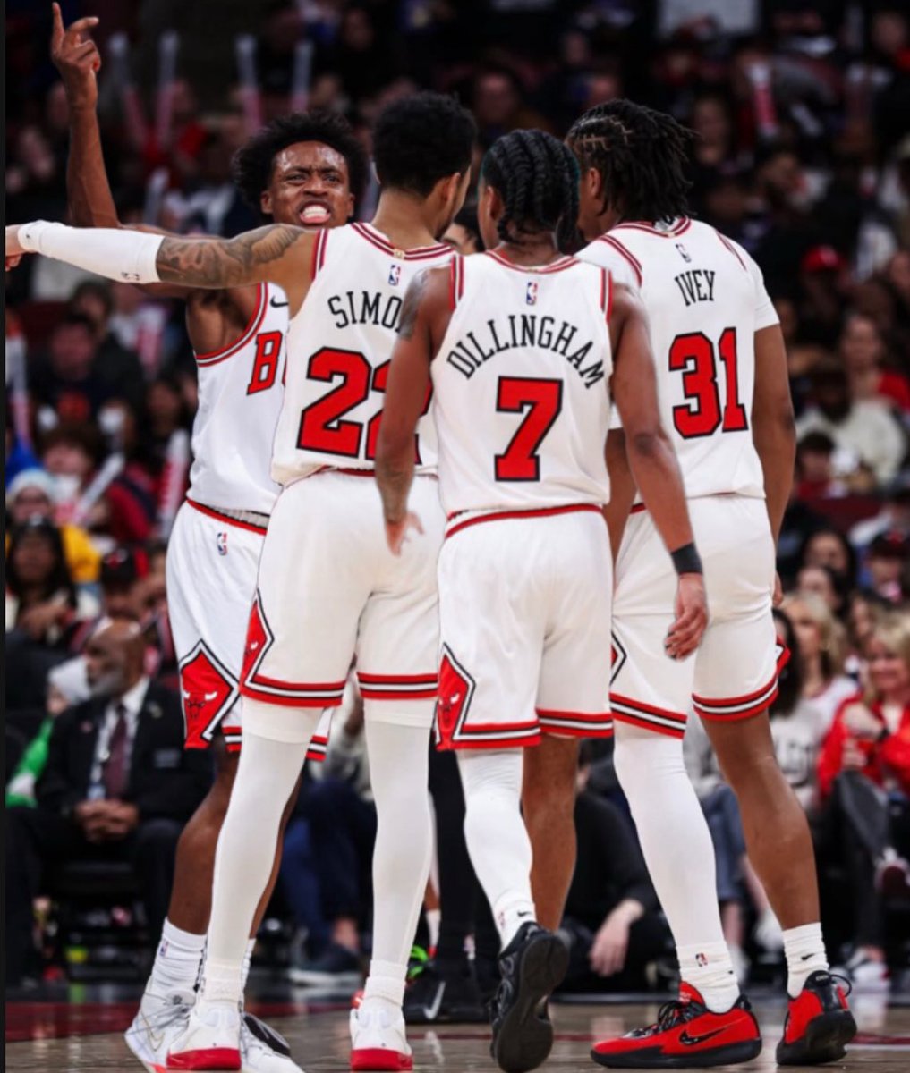 Bullsfans's tweet image. Hard to tell which new guard is the odd man out once Josh Giddey returns.

Simons, Sexton, Ivey all shooting above 38% 3pt FG this season. 

Sexton is the oldest but is a culture changer. 

Dillingham is on a rookie deal with untapped potential.

Ivey &amp;amp; Simons fit with Giddey.