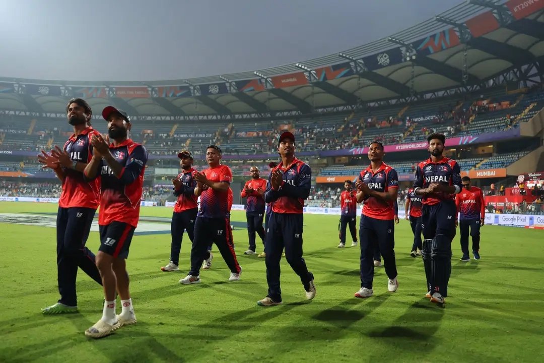imAlmyty's tweet photo. Even though we lost it, I was full of hope &amp; really amazed for "The Way Our Team Fought". ❤️ Our Cricket is rising! Lokesh, Dipendra, Kushal &amp; Sandeep did well. 🇳🇵
#T20WorldCup #ENGvsNEP #Nepal @CricketNep https://t.co/J3DzKR9bbi