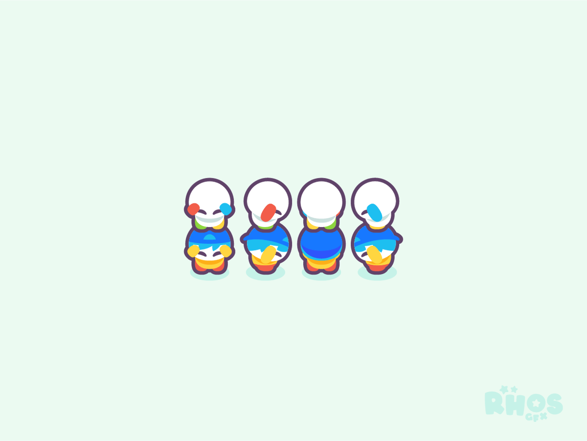 RhosGFX's tweet image. just a small update today - i made the vector character template pack free :) 

#gameassets #gamedev