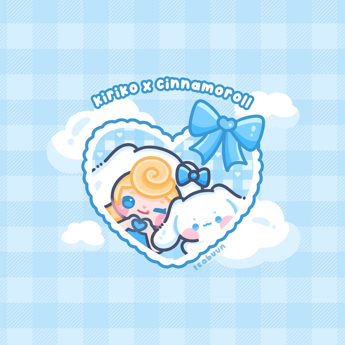 teabuun's tweet image. ☁️ kiriko x cinnamoroll ☁️✨

#overwatch #sanrio