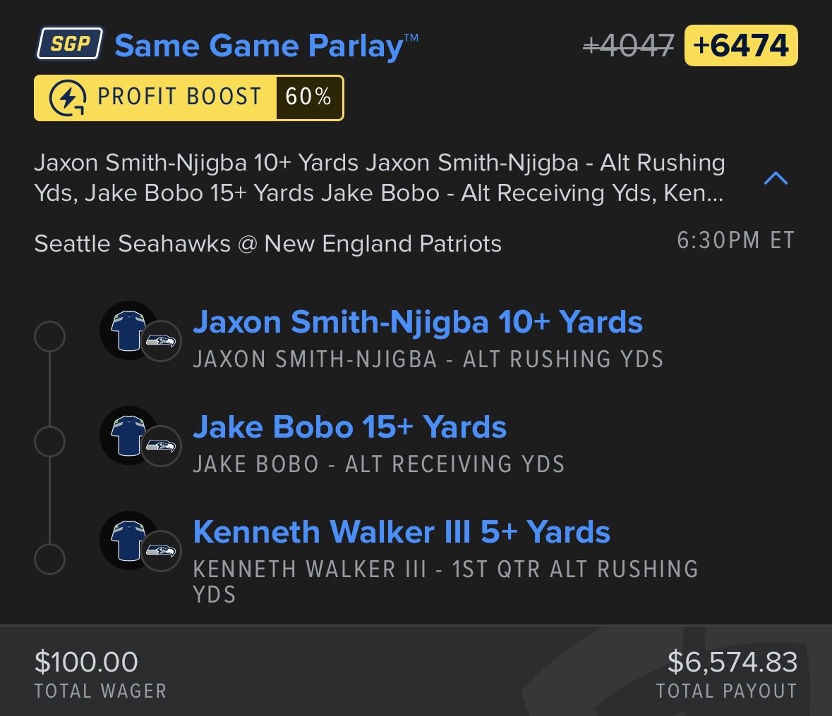 PlusEVKing's tweet photo. The easiest 6 grand you will ever make 🏈

https://t.co/1WJ2aJSWCZ https://t.co/RSFB5amr31