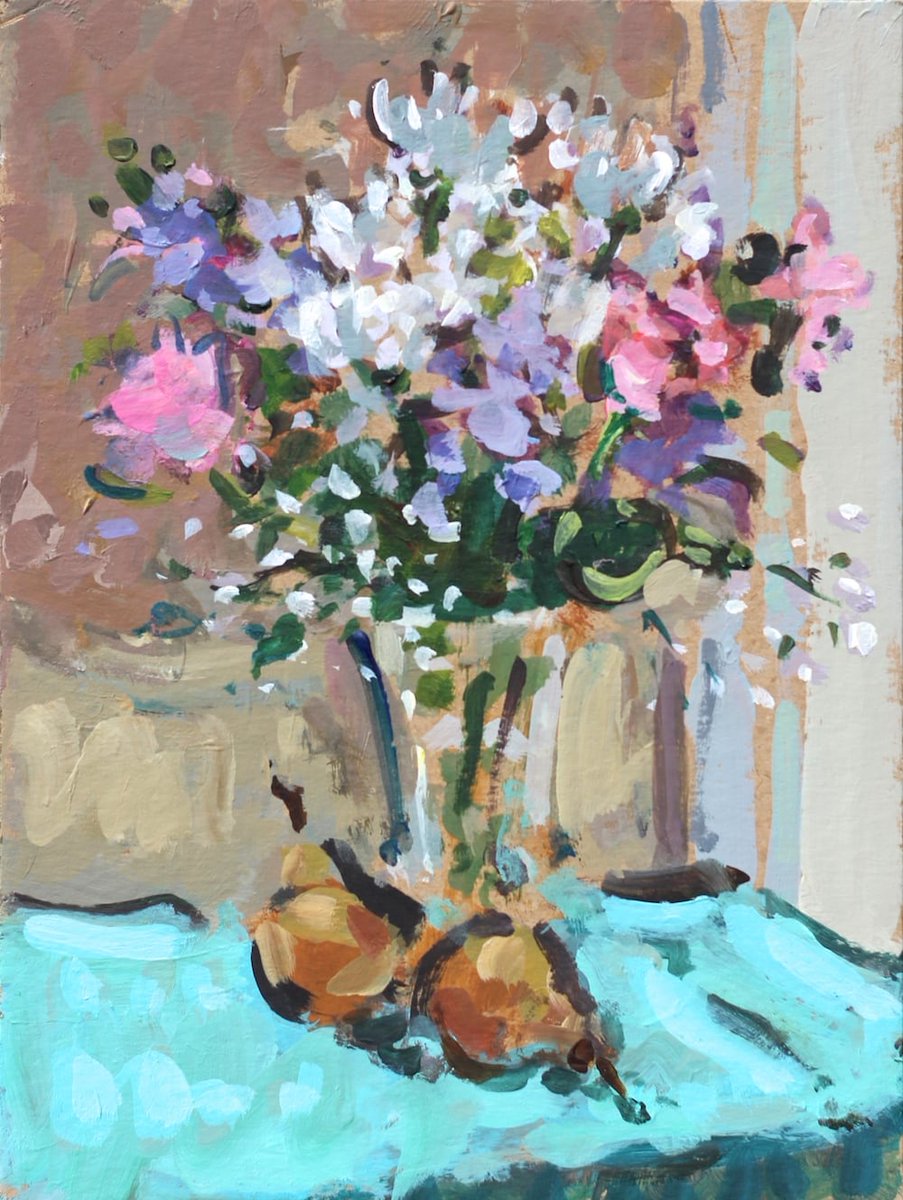 A still life study from a few years back, now lost. 

I've been pretty quiet on the socials of late, so I thought it would be worth posting SOMETHING, if only to say 'I'm still here'! 🙋