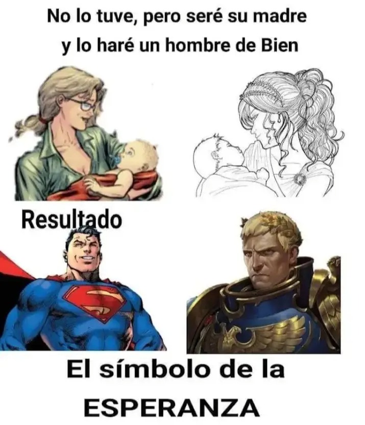 Esto es una mentira. Guilliman busca suplantar al Emperador y hacerse con todo el Imperio para él, y Superman es un xeno que busca ganar nuestra confianza para después atacarnos por la espalda y conquistarnos...

Todo esto me lo dijo un calvo 🗿