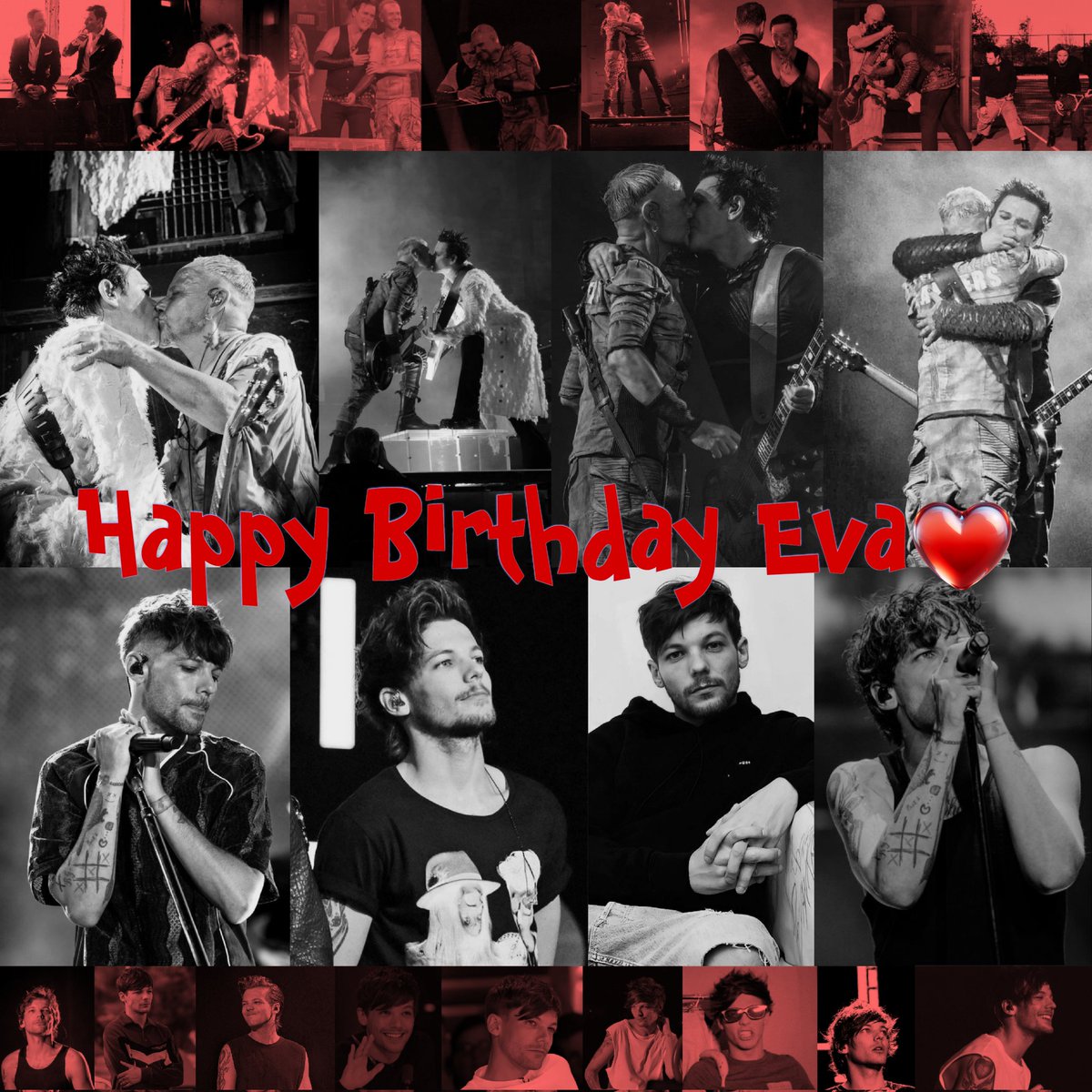 IT IS OFFICIALLY EVA DAY!!!
Happy Birthday to our source of material and rammdrugs:D we're very very lucky to have you with us, your dedication to feed us good things, the almost impossible vote tweets, and more than everything with being caring, amazing, and so sweet. Lob you!🩷