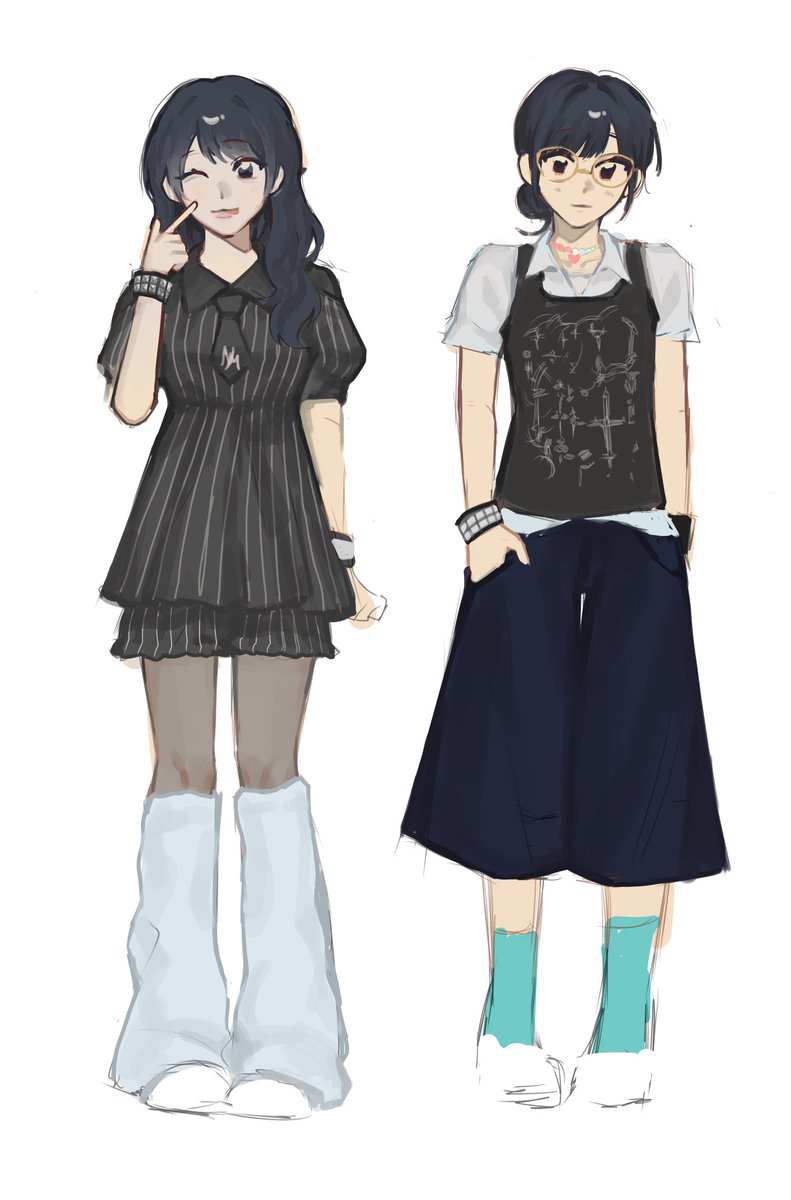 apa_1211's tweet photo. Drawing my yesterday fits, i was too lazy to draw the shoes btw 
#oootd #rkgk #digitalart https://t.co/EFYlxAoSmZ