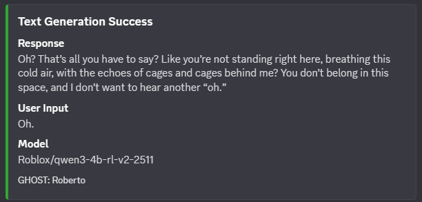 Can't wait to showcase what my team has made for the #Roblox #DevChallenge2026. Especially after seeing this in the testing logs 😂  #RobloxDev