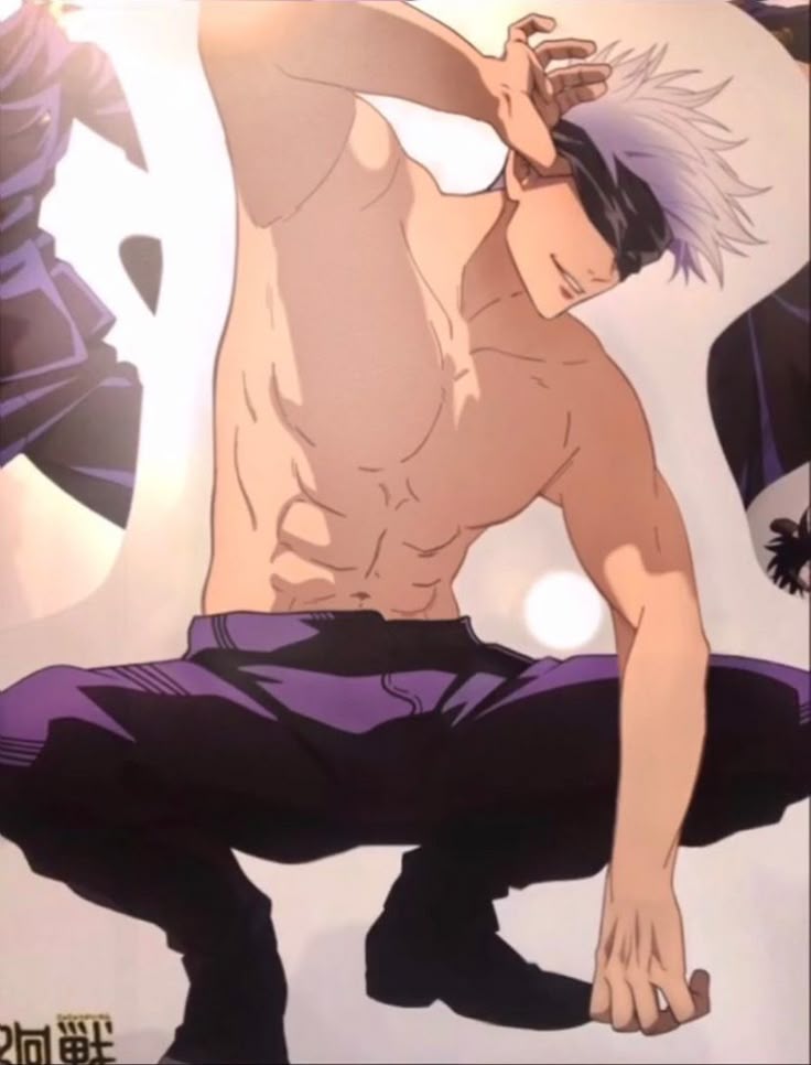 deNamelessHuman's tweet image. What are you so thick for?? So you can easily cover Yuji's whole body and suffocate him?! Lewd teacher! (Goyuu)