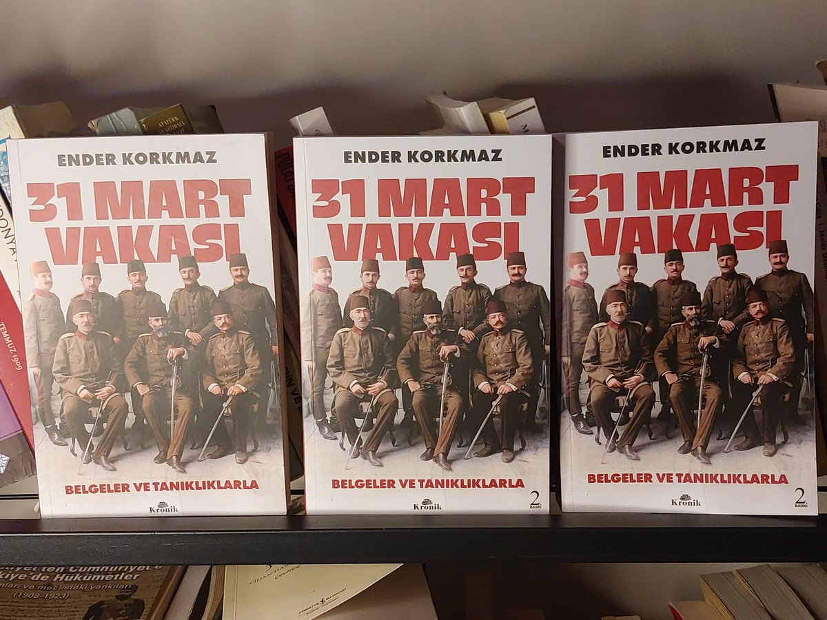 Bu gönderiyi beğenip, RT ve yorum yapanlardan bir kişiye "31 Mart Vakası Belgeler ve Tanıklıklarla" adlı kitabımı imzalı olarak göndereceğim.

Yorumlarınızda II. Meşrutiyet döneminde yaşayan siyasi-askeri-ilmi v.s. aktörlerden en sevdiğinizin ismini yazabilirsiniz.

Son tarih: 12