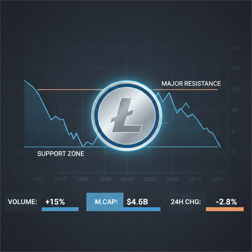 chainsightlab's tweet photo. Litecoin is trading around $55–56 and remains in a bearish structure.

Downside support: $52–50
Relief bounce resistance: $58–59
Major hurdle: $61–64

Short bounce possible, but bearish unless $64 is reclaimed.

#LTC #Litecoin #CryptoAnalysis #Altcoins #MarketStructure https://t.co/GLWotbbfdp