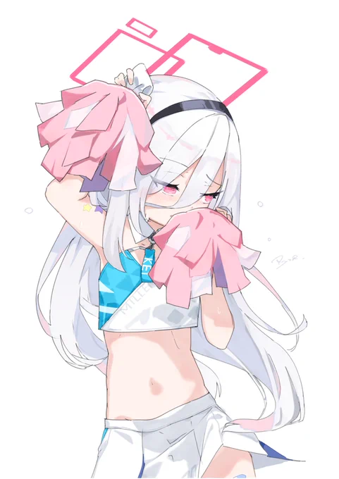 #ブルアカ 落書きケイちゃん ガンバレガンバレ