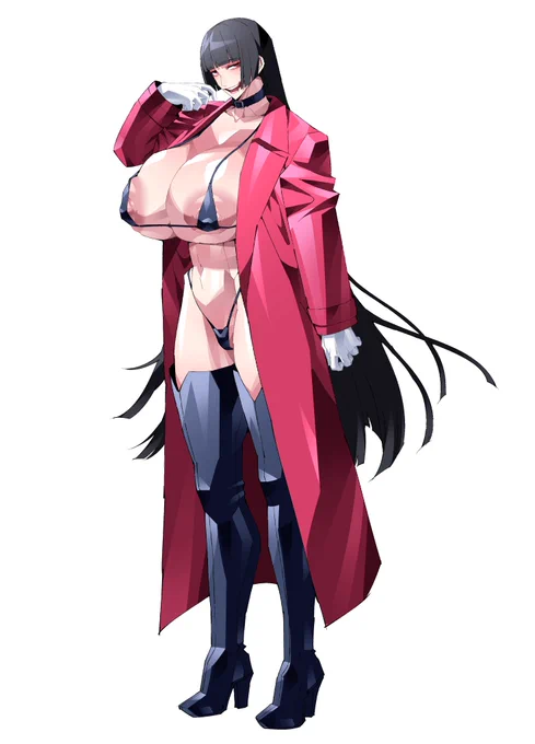 この女は口裂け女! サークル焼肉たべ亭にてただ今鋭意制作中の怪異エロ同人ゲームのキャラだ! このゲームには5体のエロ怪異が登場する予定だぞ これから毎日1体ずつ登場キャラの立ち絵をアップしていくので楽しみにしていてくれな