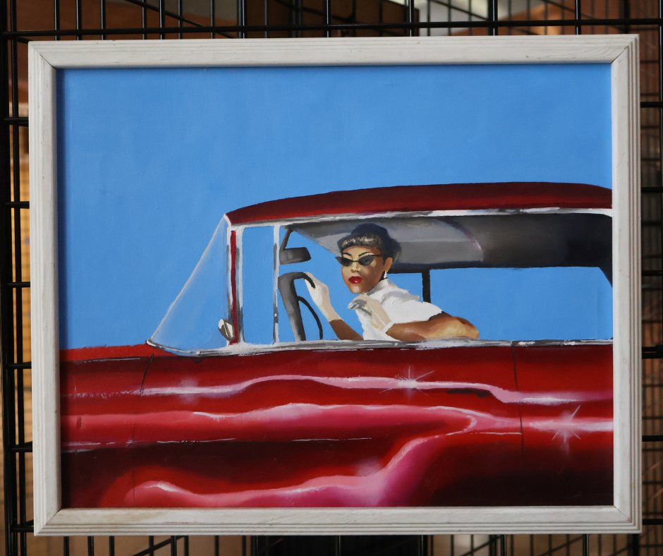 ClarkCountyNV's tweet photo. As part of Clark County’s Black History Month celebration, we’re proud to present ‘Til the Wheels Fall Off 🚗✨

The 8th Annual Black History Juried Exhibition from Clark County Public Arts is on view Feb 2–March 26 at the Clark County Government Center.

🎟️ Free & open to the public