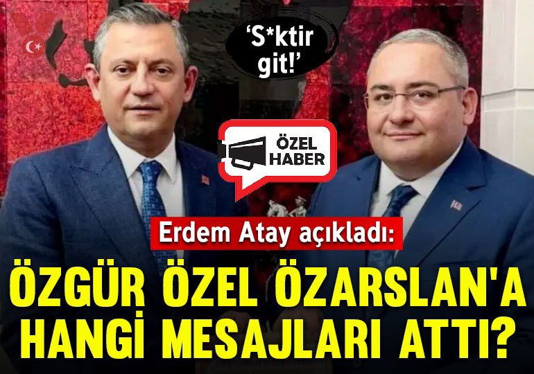 Özgür Özel’in Mesut Özarslan’a küfürlerini açıklıyorum. İstifasını az önce veren Keçiören Belediye Başkanı Mesut Özarslan’ı aradım.

Özgür Özel’in kendisine küfür ettiğine yönelik sözlerini sordum. Israrla söylemekten çekindi ancak bazı ayrıntıları anlattı.
İşte Özgür Özel’in