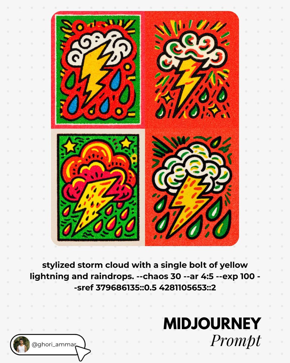 Storm cloud prompt outputs