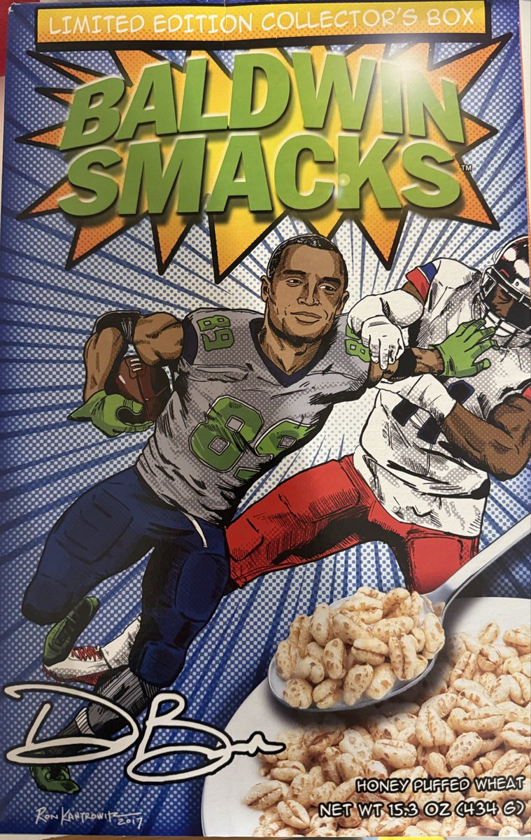 I hope the Seahawks are eating their Baldwin Smacks this morning. #SeahawksvsPatriots
