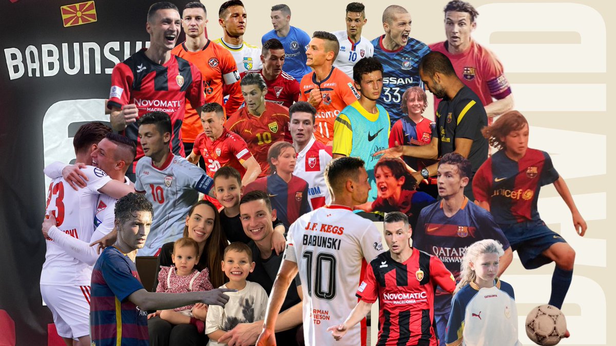 davidbabunski's tweet photo. These days mark 10 years since I left my home, FC Barcelona, where I spent an incredible decade of my professional life. From there, I went on to enjoy my passion for football around the world, and what an incredible journey it’s been! 

Always learning, always improving, always building…Along the way, I’ve been blessed with a wonderful Wife and amazing three kids, who have always been by my side.

As my love for the game remains unshaken, I look forward to the next 10 years of my career with great excitement and ambition, starting this fresh chapter at my new home, FK Vardar.

Thank you all who has stuck around! 
We keep going🙏🏼⚽️