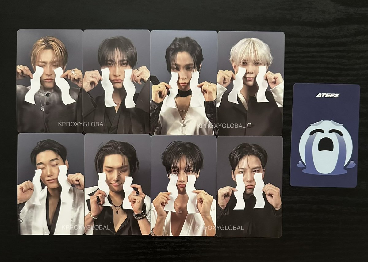 ATEEZ GOLDEN HOUR PT 4 ALBUM 에이티즈 골든아워 미국 특전 포카 판매