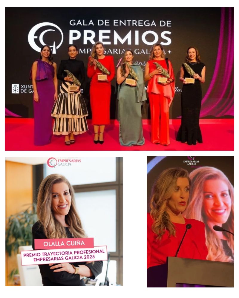 🙌 Premio a la Trayectoria Profesional otorgado a Olalla Cuiña, presidenta de <a href="/inasuscompany/">Inasus</a>, <a href="/metaldeza/">Metaldeza</a>, O Muiño de Cuiña y #alumni de nuestra #AcreditaciónInternacional, en el 10º aniversario de la Gala de los Premios Empresarias Galicia.

Un orgullo para nuestra comunidad #IGE