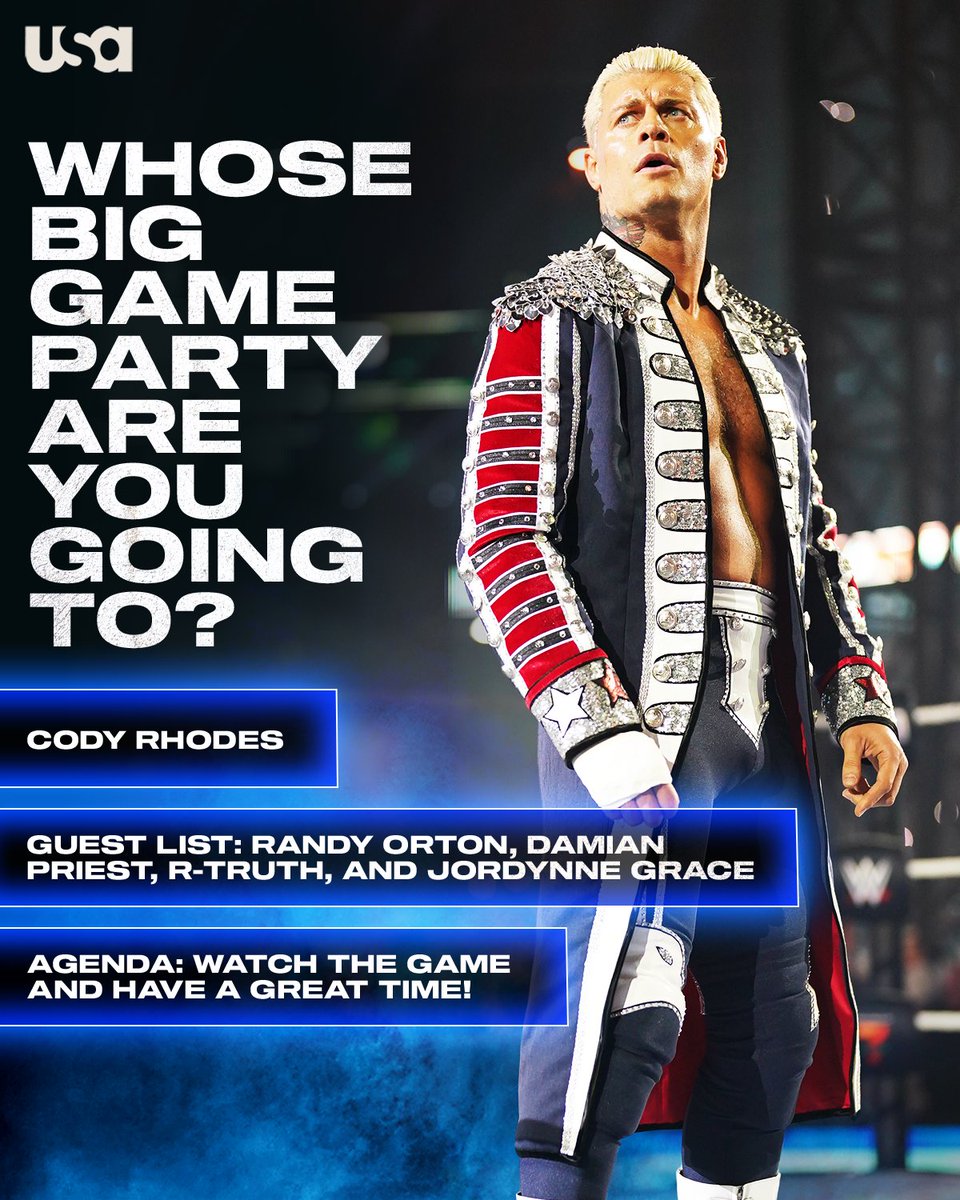 USANetwork's tweet photo. We wouldn't expect anything less from these Superstars' parties! #SmackDown https://t.co/bEDmgZmY8Z