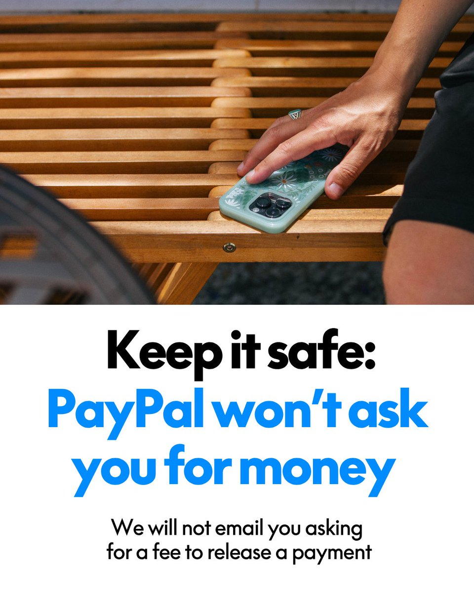 PayPal tweet media