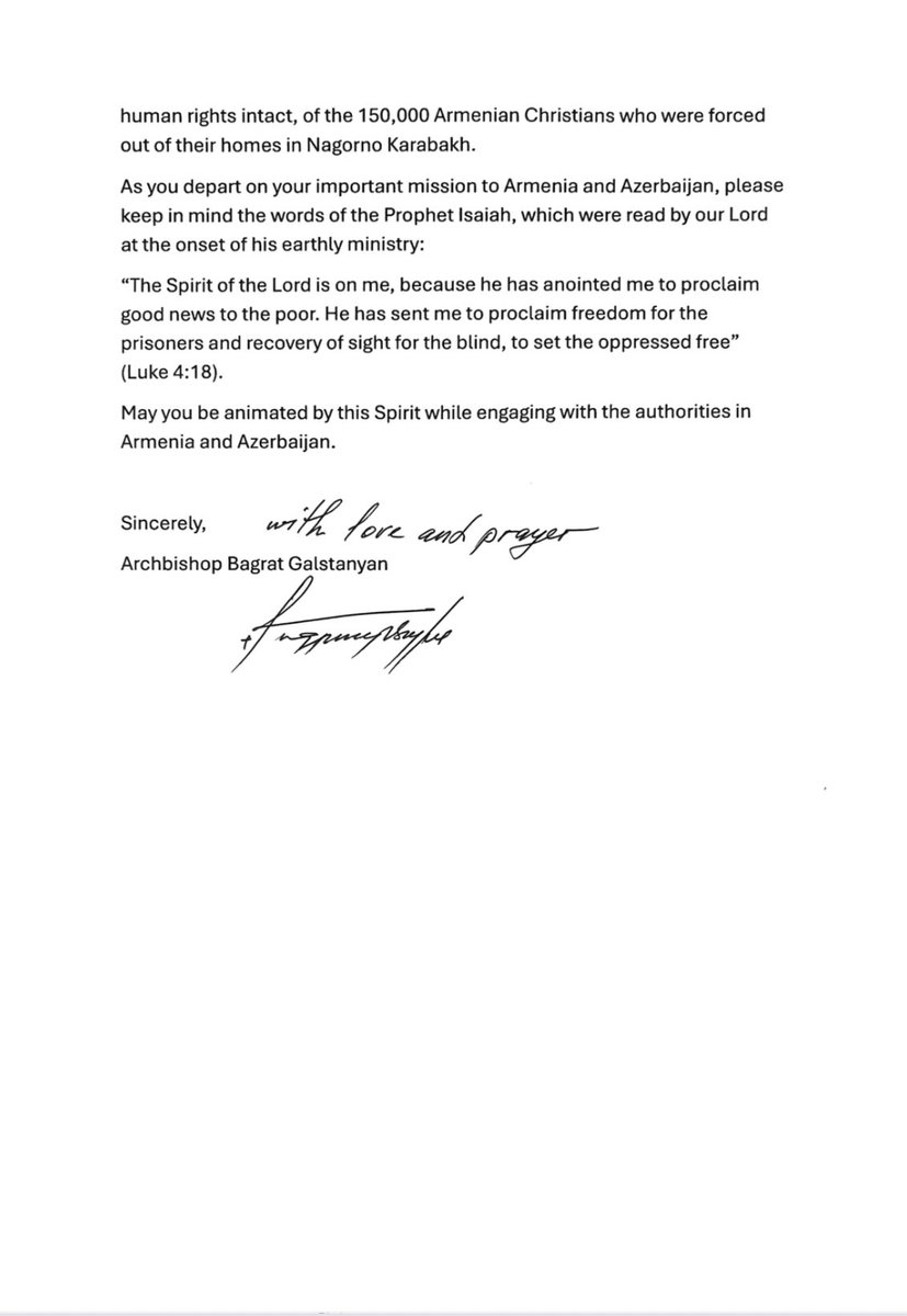 SrbazanBagrat's tweet photo. Mr. Vice President @JDVance,

I greet you in the name of our crucified and risen Lord, Jesus Christ. 

I do so from Yerevan Kentron Prison in Armenia, as a political prisoner. 

Using the time-honored methods of his communist predecessors, Pashinyan has incarcerated me. https://t.co/WVQhDjVvFD