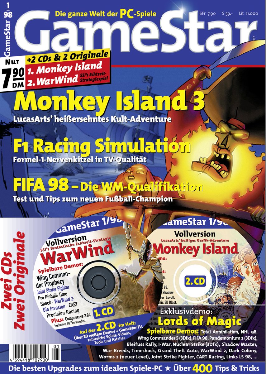 Cirdan1977's tweet photo. Hatten wir eigentlich schonmal einen Blätterstream am Sonntag ? Tja ich frage mich gerade warum und da mir kein Grund einfällt schmökern wir uns heute u.a. durch die Gamestar 01-1998. Geht auch direkt los ☕🍰 #retro #twitch #stream #blätterstream #gamestar #lesen #justreading https://t.co/fRVos2l4RK