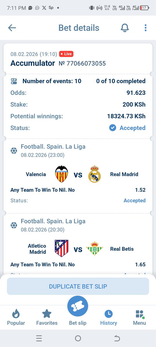 SPORTStipskenya's tweet photo. 91 odds
Player Link: https://t.co/XVbn5mMUpI

Apk download: https://t.co/AyDX2Z8WQm

Promo code👉 KENYA2030

Bet code👉88QV1 https://t.co/unyyuzJIdK