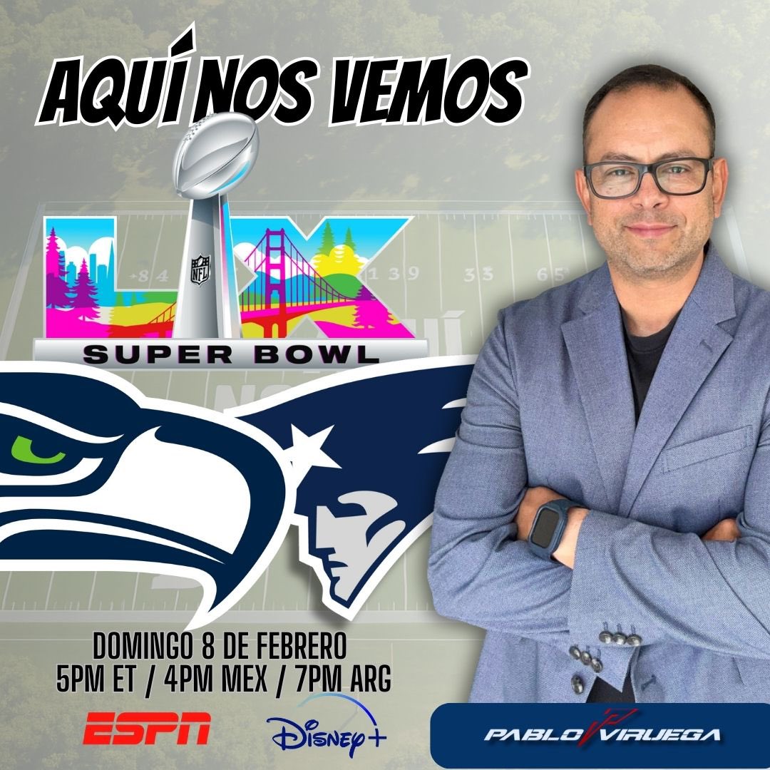 PabloViruega's tweet photo. Aquí Nos Vemos #SuperBowlLX 
#SBxESPN https://t.co/TCOg86CI67
