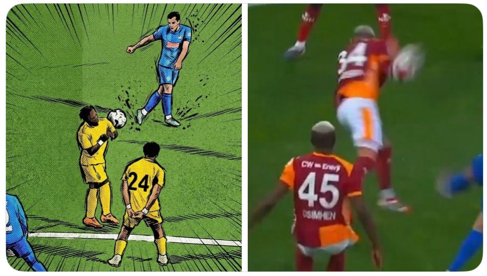 İKİ RİZE MAÇI, İKİ AYNI POZİSYON AMA İKİ FARKLI KARAR…⁉️

Tarih 23 Kasım 2025 Süper Lig’in ilk yarısı. RİZESPOR sahasında FENERBAHÇE’yi konuk ediyor. 
RİZESPORLU futbolcu uzaktan şut çekiyor ve top ceza alanın dışında FRED’in kolundan sekiyor. 
Maçın hakemi ÇAĞDAŞ ALTAY elle