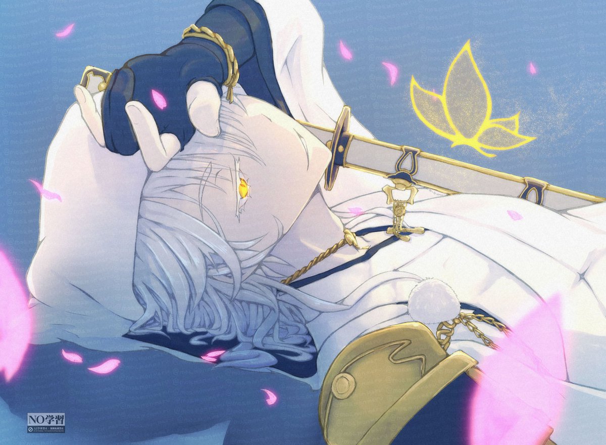 moamonmaru's tweet photo. 最近フォローいただいた皆さん向けの自己紹介
こんな感じの絵を【ごく稀に】上げる鶴丸推しの夢女です
夢ポストは可能な限り鍵垢(@aoinoheya1218)
イラストは基本ブルスカ(https://t.co/JOrKMHAGsx)に上げます！
どちらも相互さんは通しますのでご一報ください😊
反応深夜が多いです🙇‍♂️ https://t.co/E7PmGplU8f